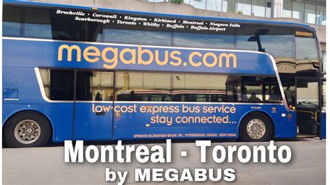 megabus montreal to toronto service.